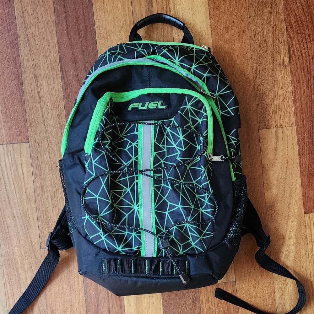 Fuel Kids Green/Black Backpack